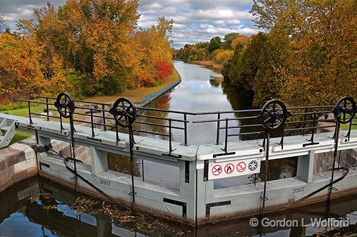 Rideau Canal Locks_08522.jpg - Photographed near Merrickville, Ontario, Canada.